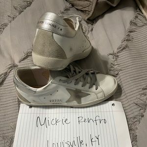 Golden Goose Superstars size 38 Neutral Color